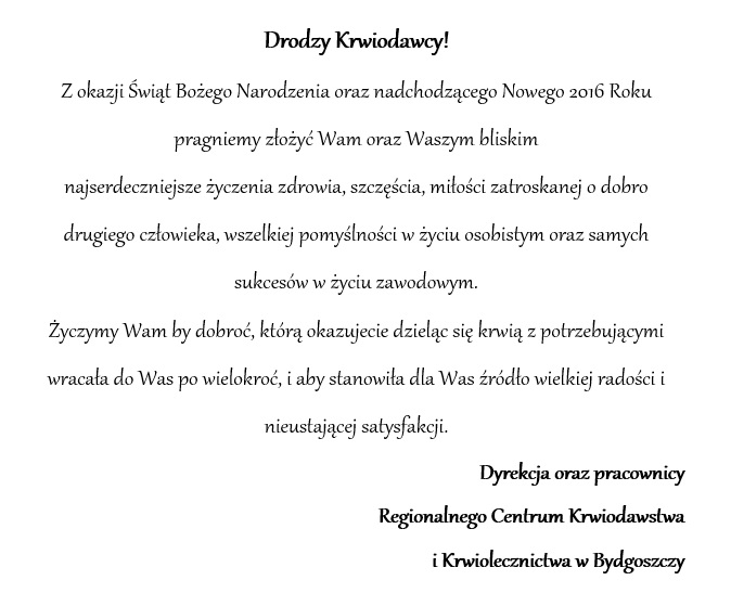 życzenia świąteczne